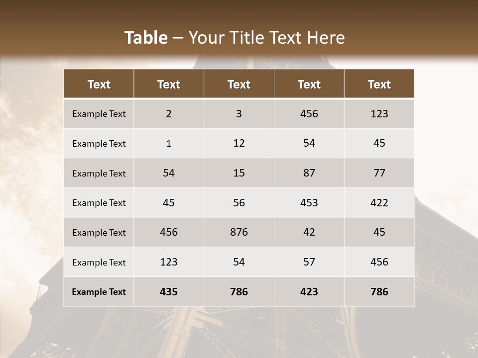Urban Symbol Old PowerPoint Template