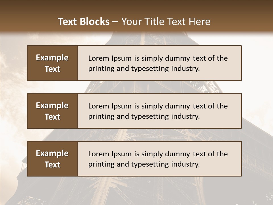 Urban Symbol Old PowerPoint Template