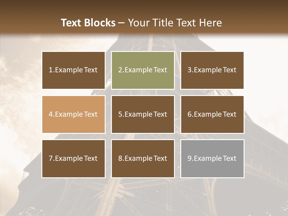 Urban Symbol Old PowerPoint Template