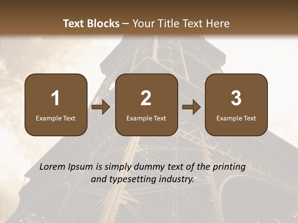 Urban Symbol Old PowerPoint Template