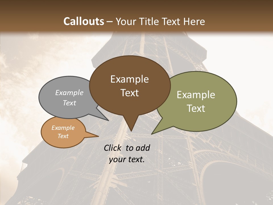 Urban Symbol Old PowerPoint Template