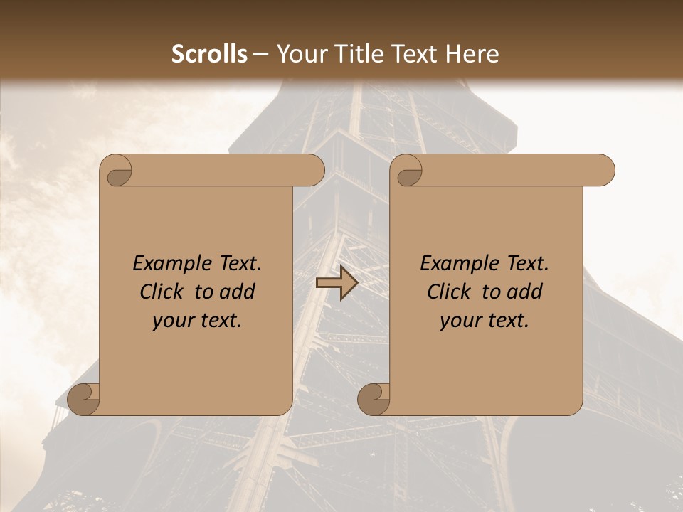 Urban Symbol Old PowerPoint Template