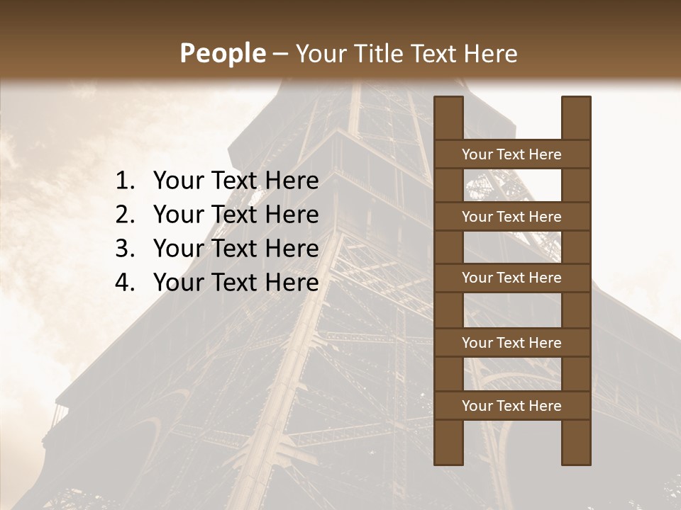 Urban Symbol Old PowerPoint Template