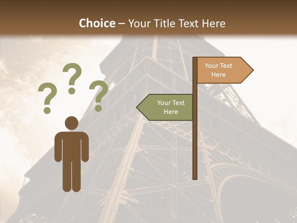 Urban Symbol Old PowerPoint Template