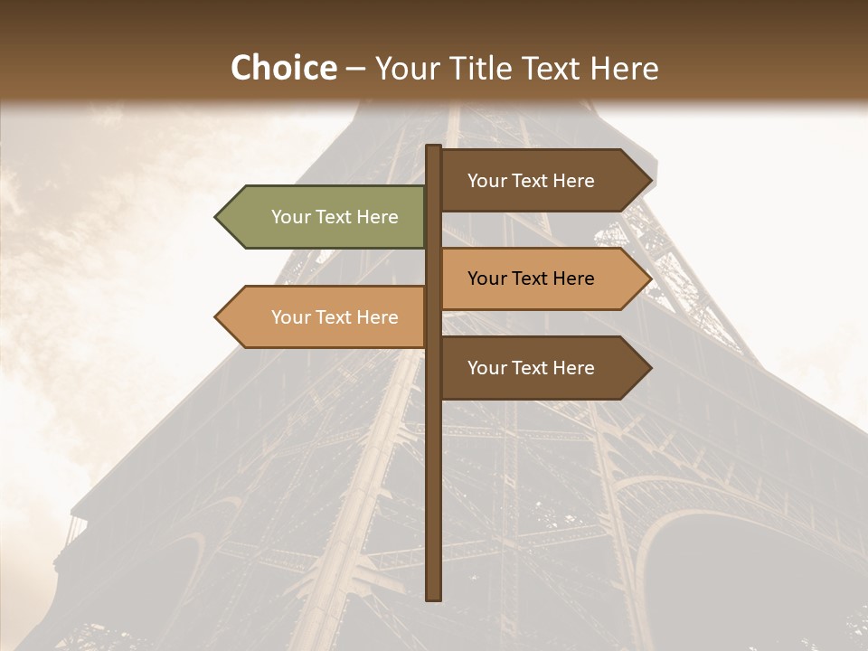 Urban Symbol Old PowerPoint Template