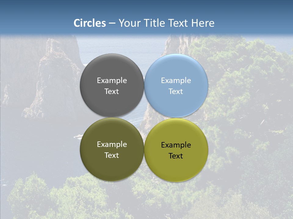 Vacations Grass Capri PowerPoint Template