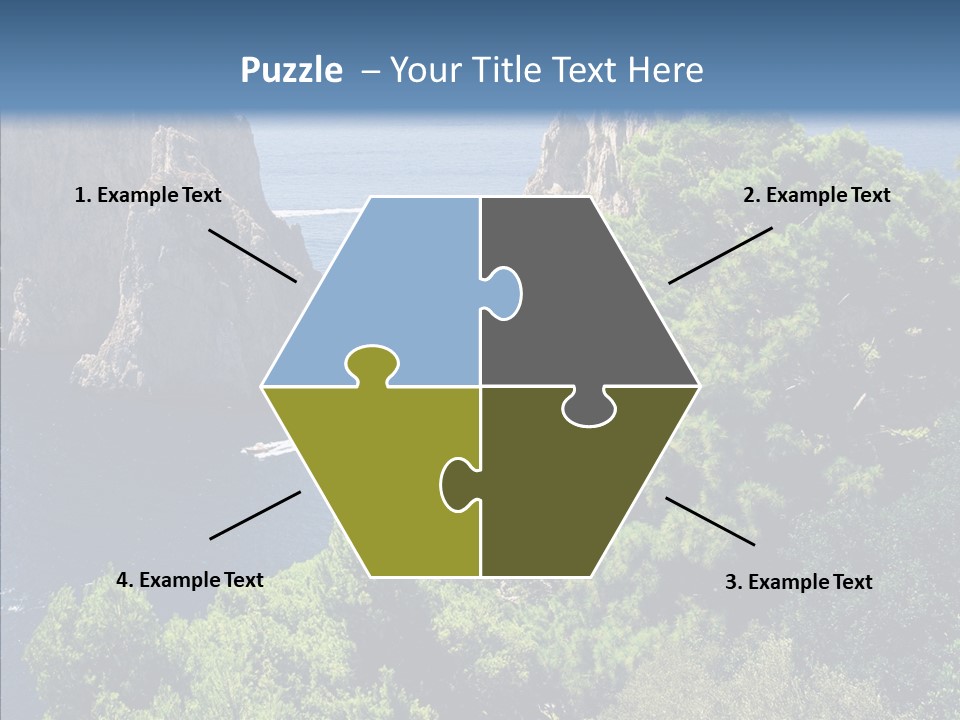 Vacations Grass Capri PowerPoint Template