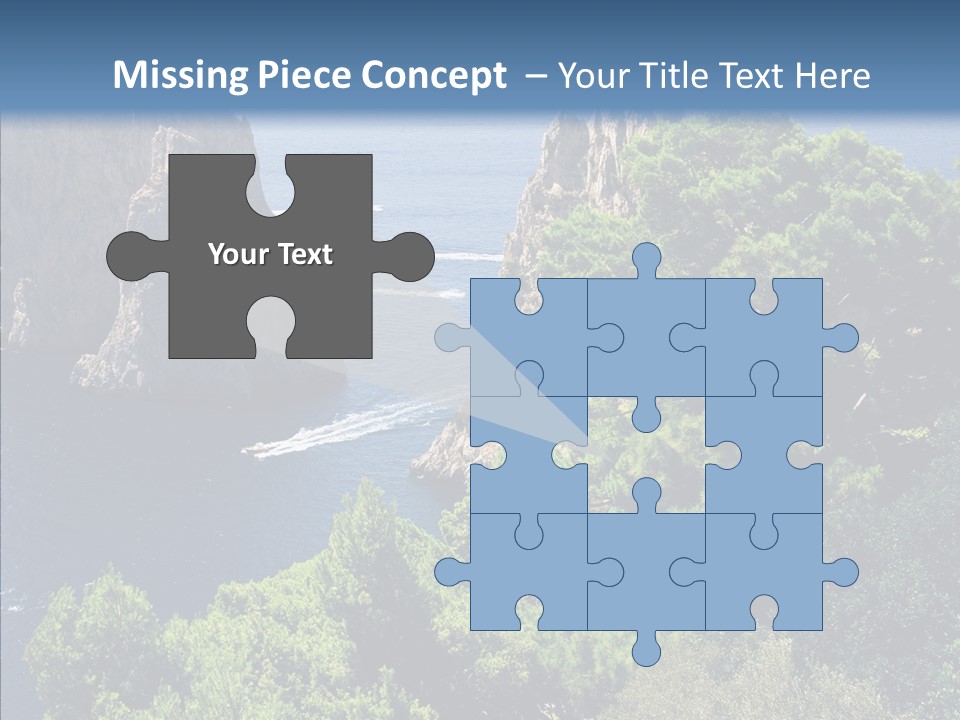 Vacations Grass Capri PowerPoint Template