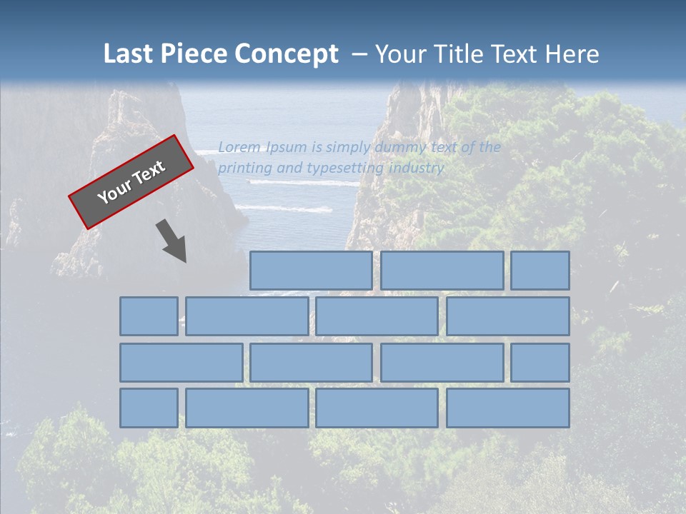 Vacations Grass Capri PowerPoint Template