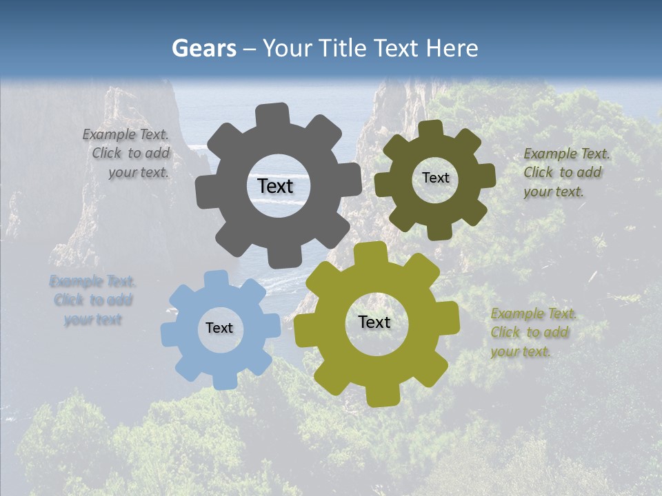 Vacations Grass Capri PowerPoint Template