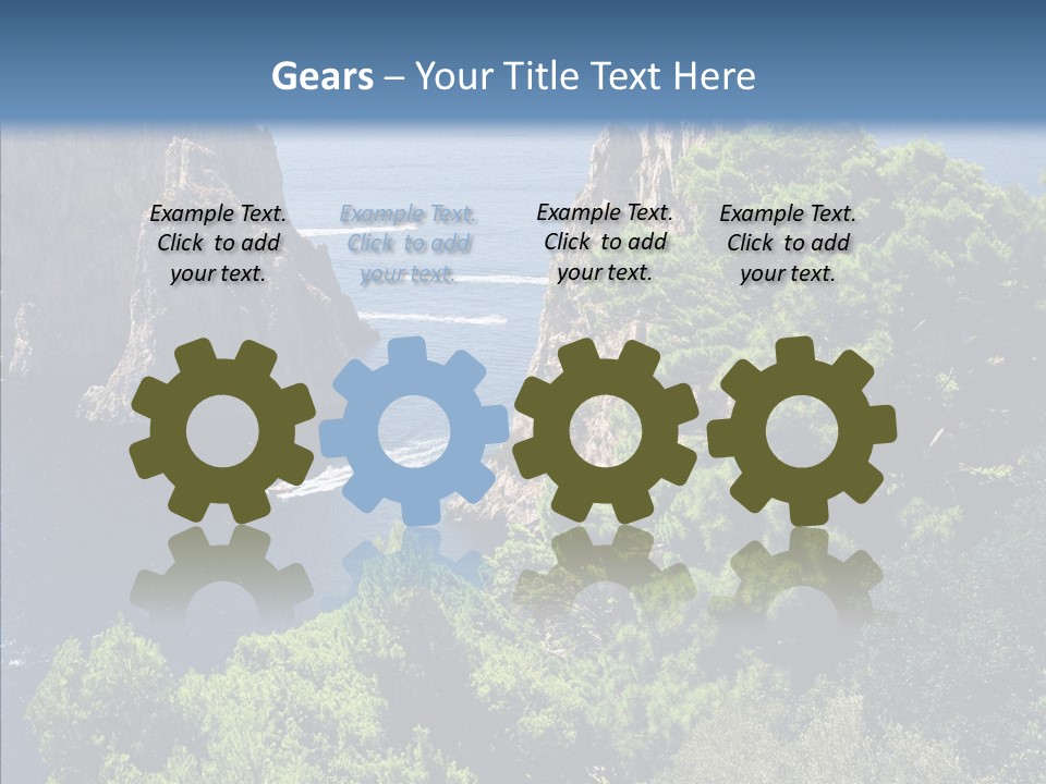 Vacations Grass Capri PowerPoint Template