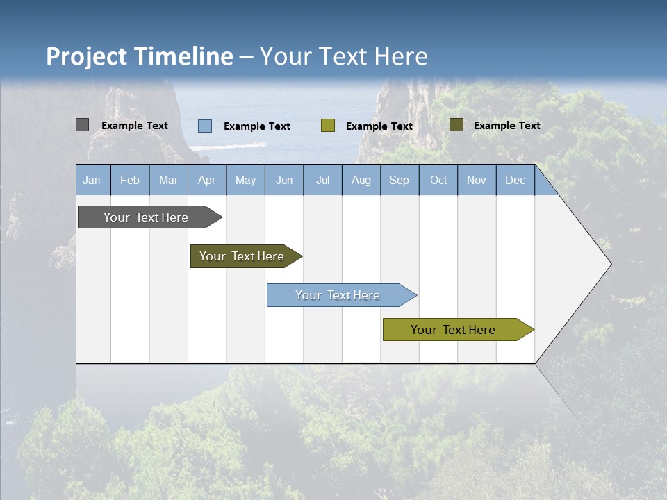 Vacations Grass Capri PowerPoint Template