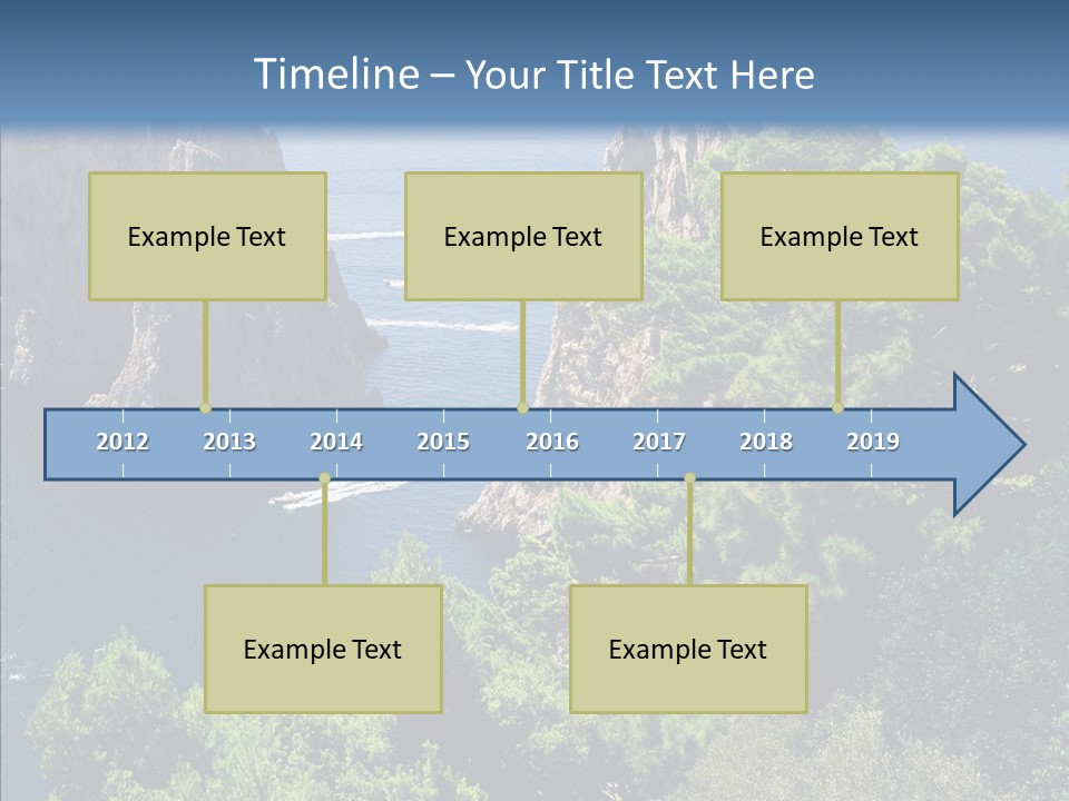 Vacations Grass Capri PowerPoint Template