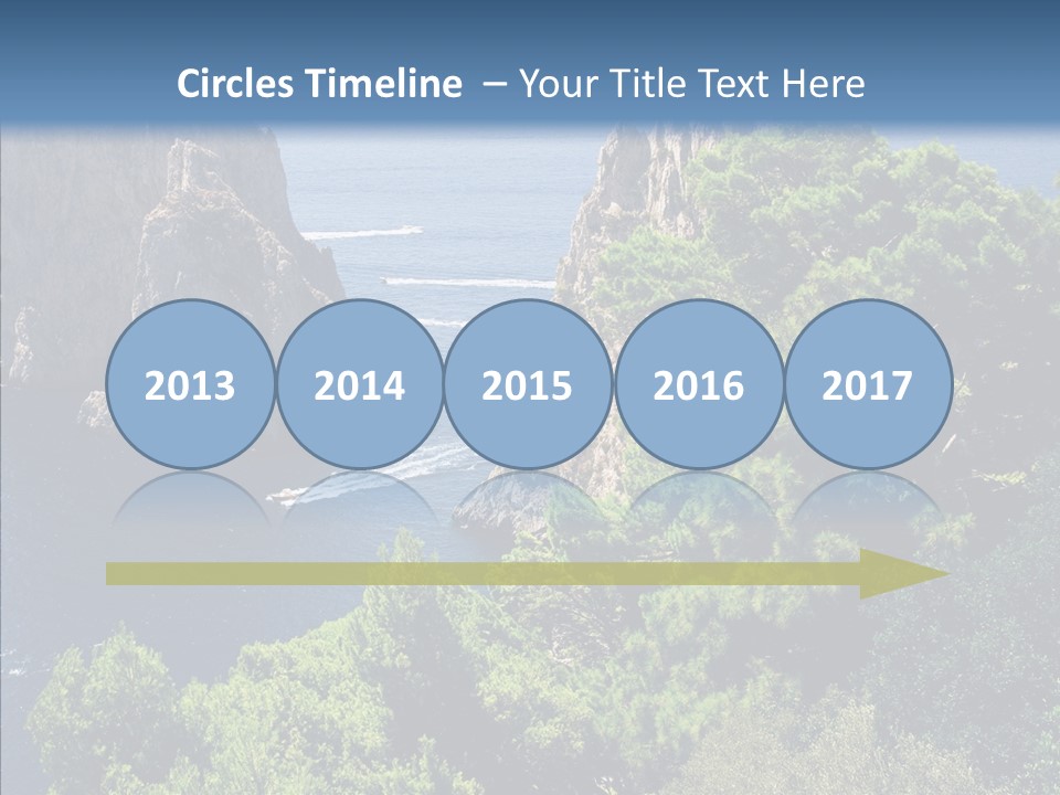 Vacations Grass Capri PowerPoint Template