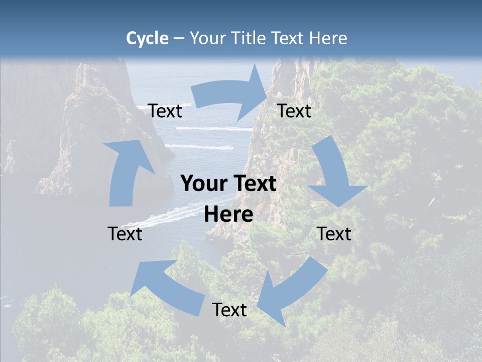 Vacations Grass Capri PowerPoint Template