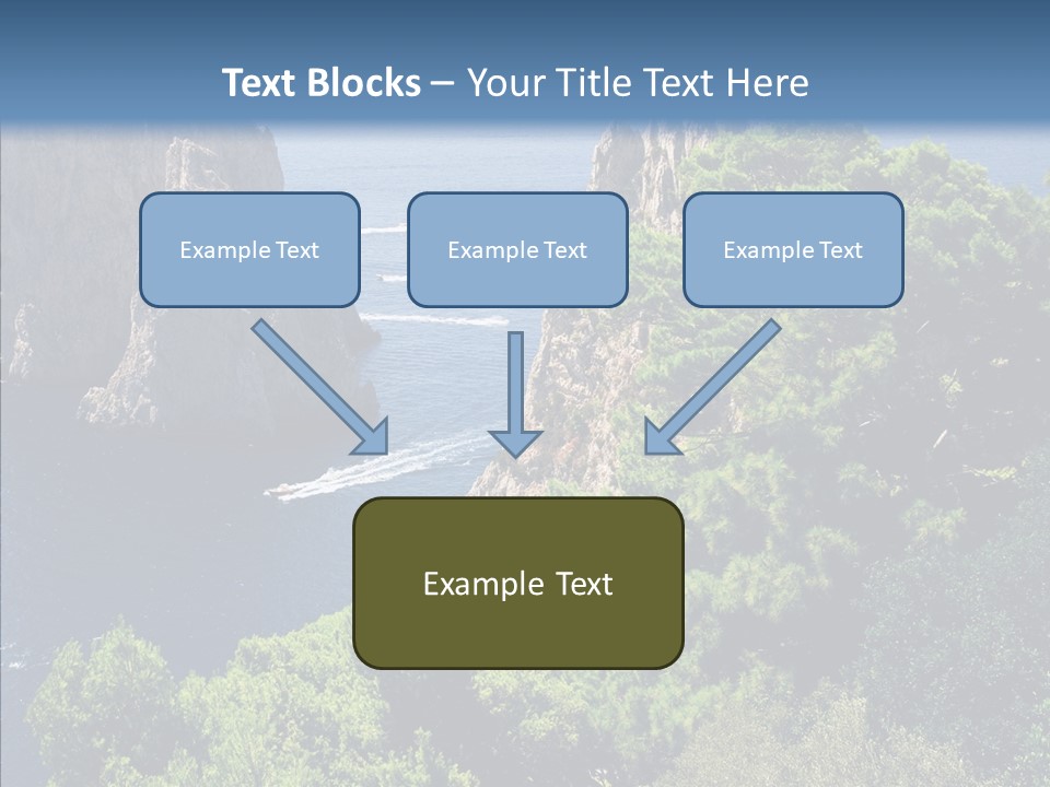 Vacations Grass Capri PowerPoint Template