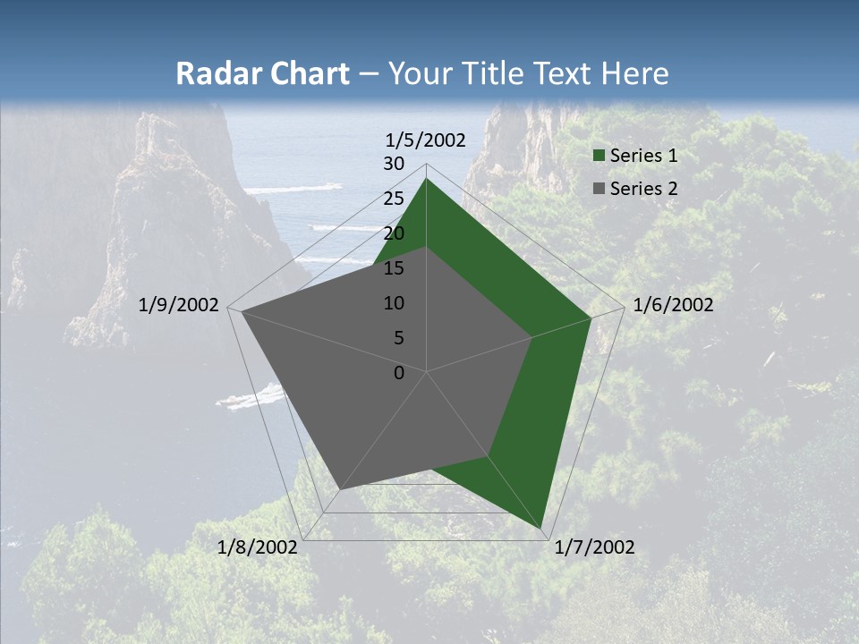 Vacations Grass Capri PowerPoint Template