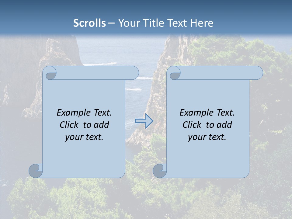 Vacations Grass Capri PowerPoint Template
