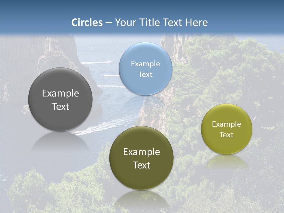 Vacations Grass Capri PowerPoint Template