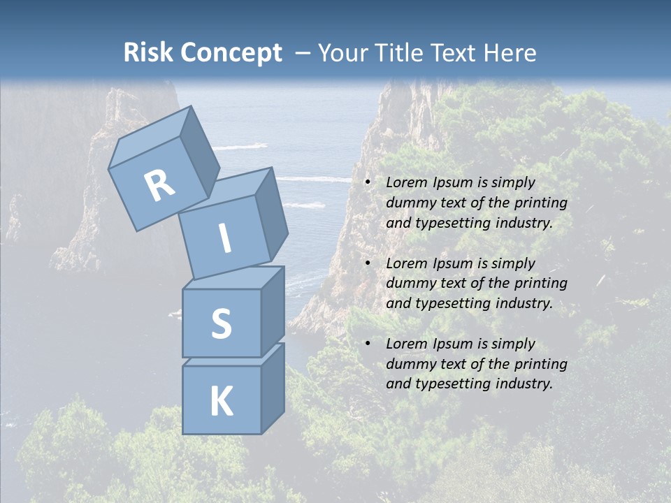 Vacations Grass Capri PowerPoint Template