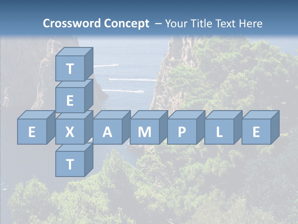 Vacations Grass Capri PowerPoint Template