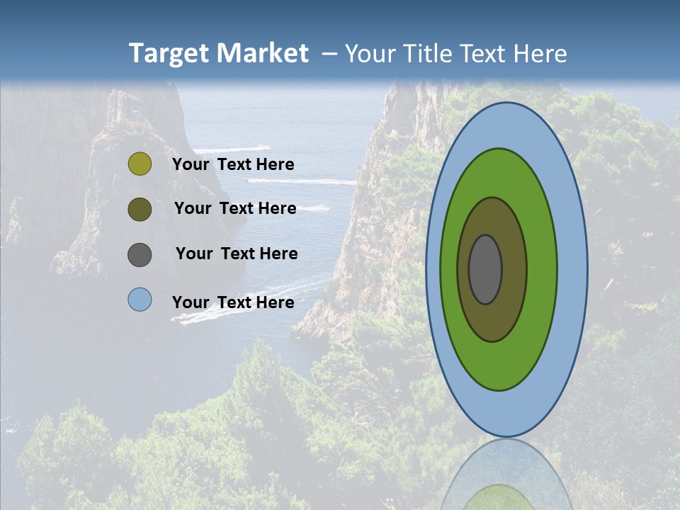 Vacations Grass Capri PowerPoint Template