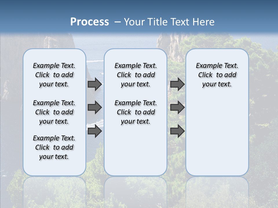 Vacations Grass Capri PowerPoint Template
