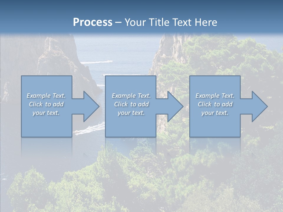 Vacations Grass Capri PowerPoint Template