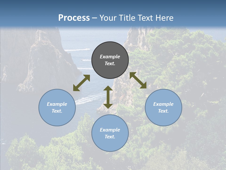 Vacations Grass Capri PowerPoint Template