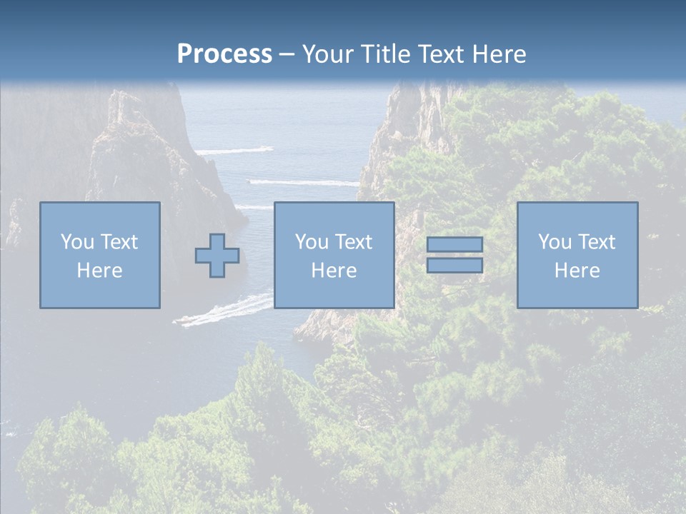 Vacations Grass Capri PowerPoint Template