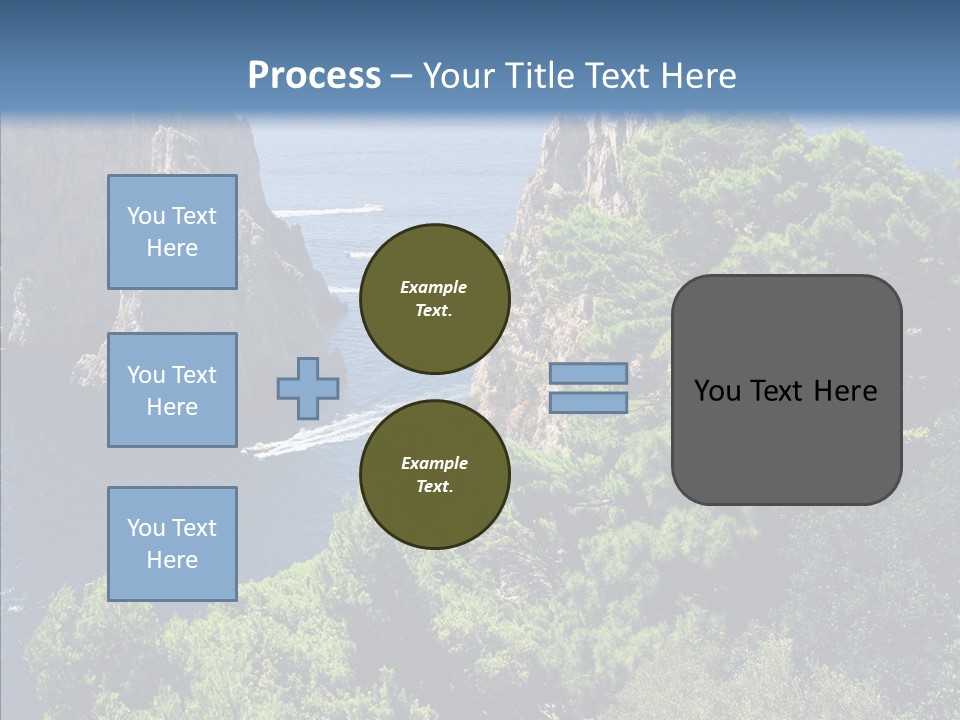 Vacations Grass Capri PowerPoint Template
