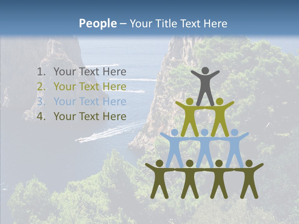 Vacations Grass Capri PowerPoint Template