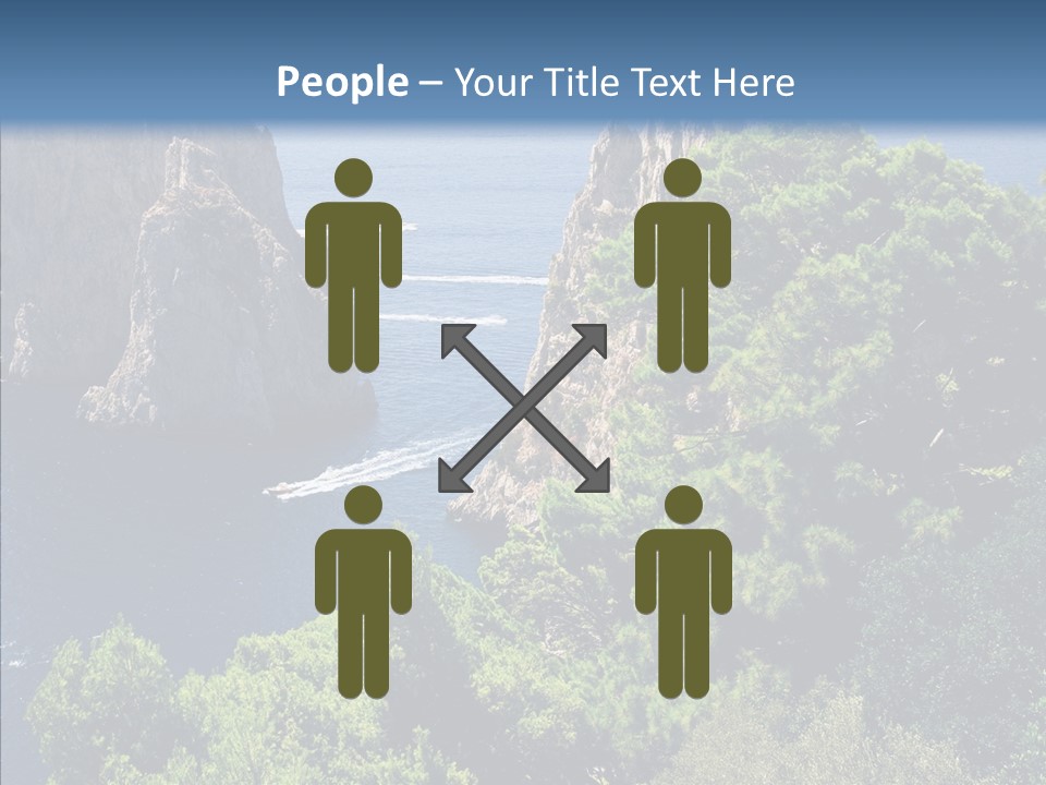 Vacations Grass Capri PowerPoint Template