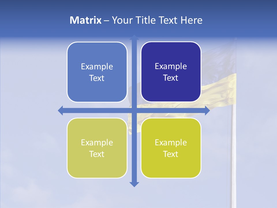Ukrainian Ethnicity Color PowerPoint Template