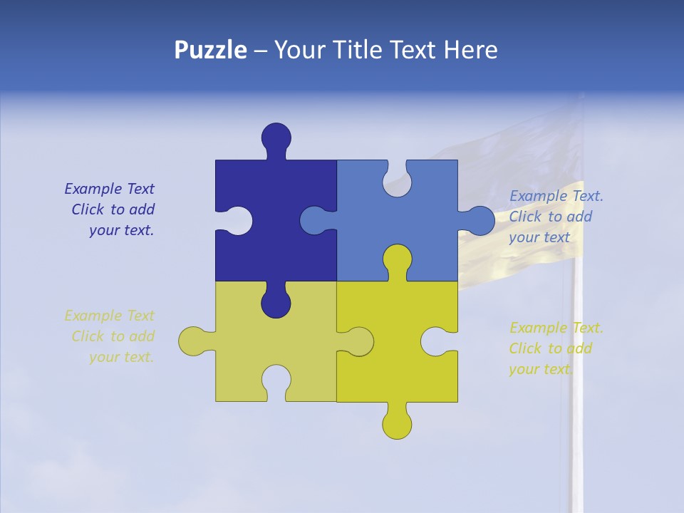 Ukrainian Ethnicity Color PowerPoint Template