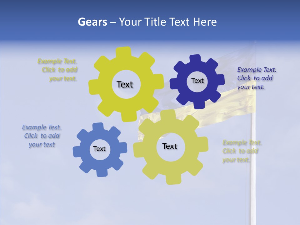 Ukrainian Ethnicity Color PowerPoint Template