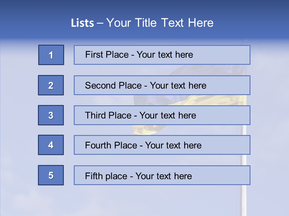 Ukrainian Ethnicity Color PowerPoint Template