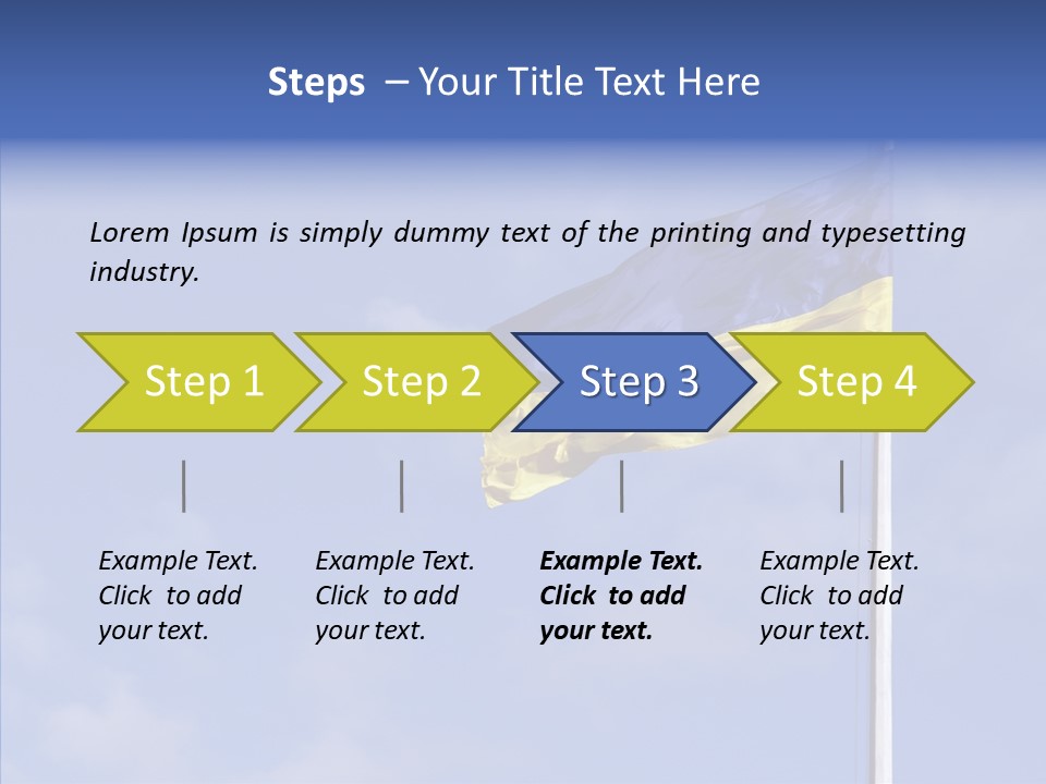 Ukrainian Ethnicity Color PowerPoint Template