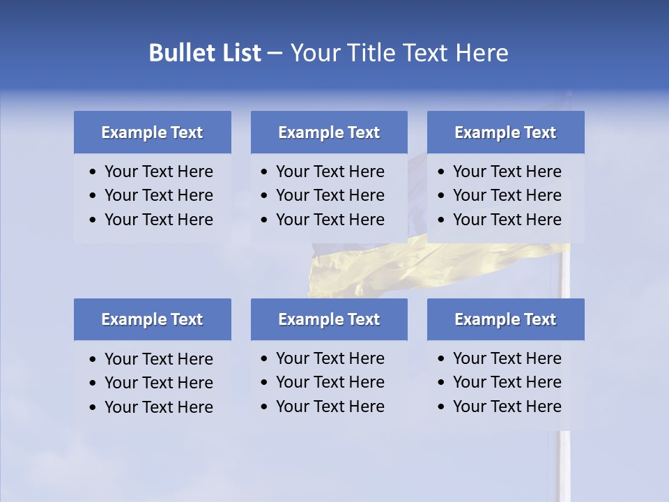 Ukrainian Ethnicity Color PowerPoint Template