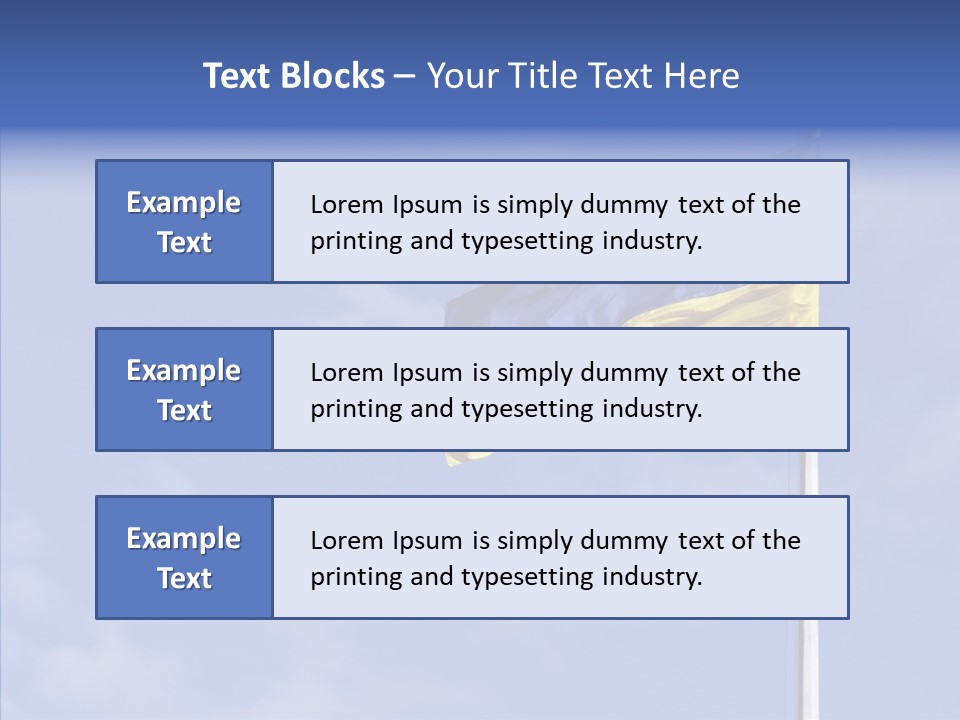 Ukrainian Ethnicity Color PowerPoint Template