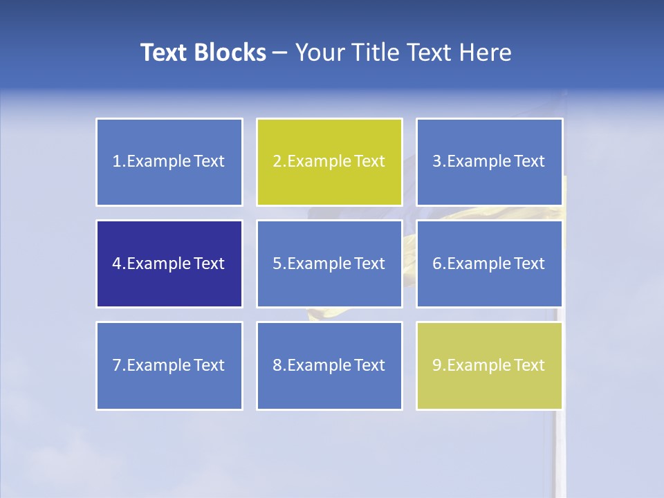 Ukrainian Ethnicity Color PowerPoint Template