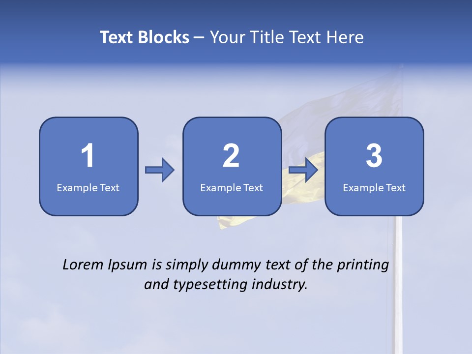 Ukrainian Ethnicity Color PowerPoint Template