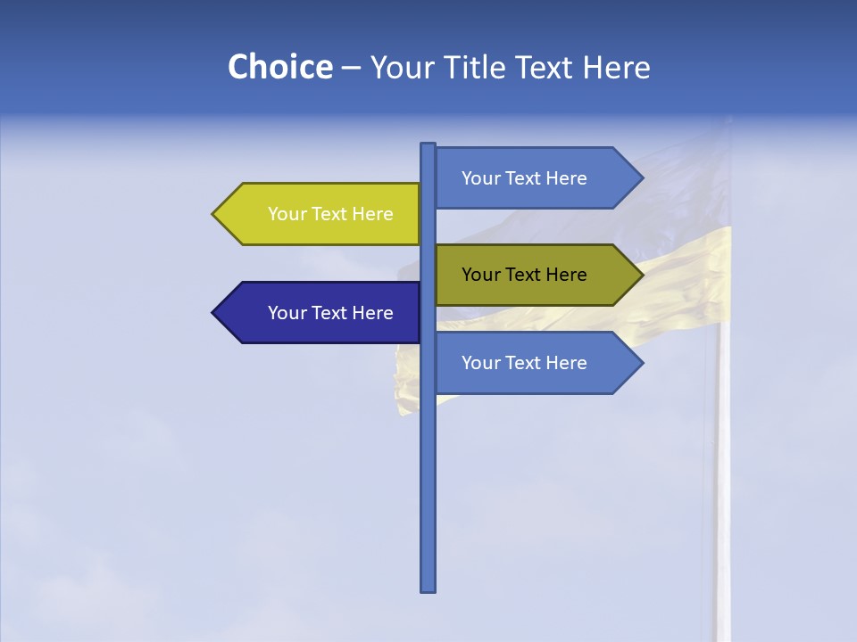 Ukrainian Ethnicity Color PowerPoint Template