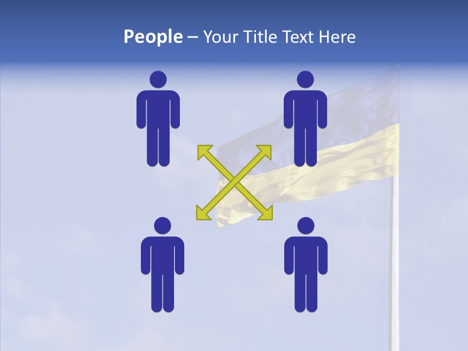 Ukrainian Ethnicity Color PowerPoint Template