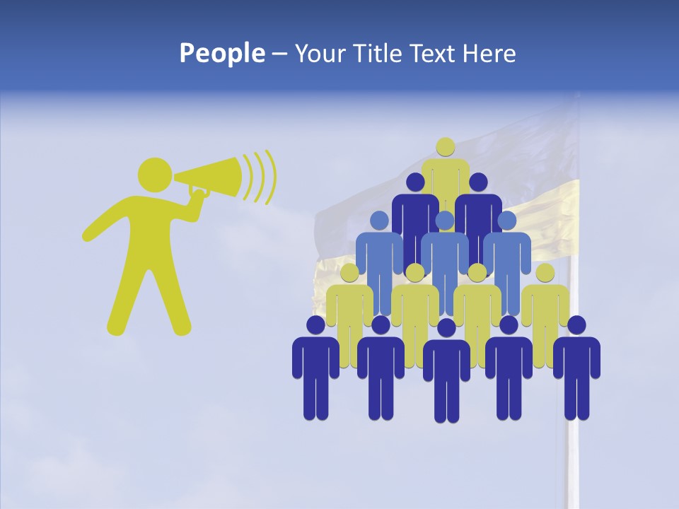 Ukrainian Ethnicity Color PowerPoint Template