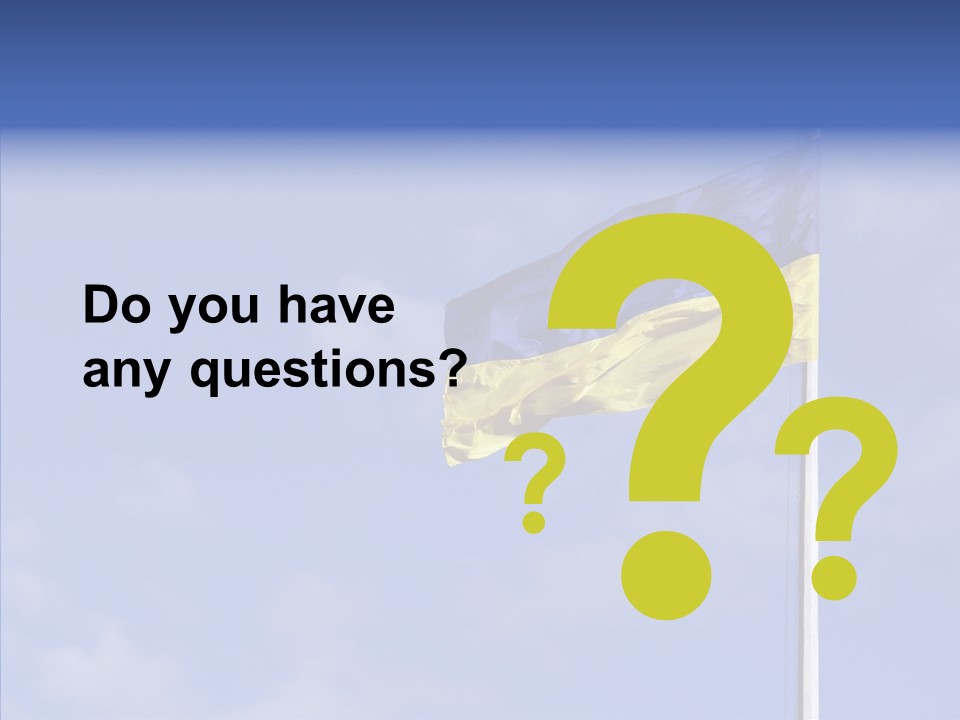 Ukrainian Ethnicity Color PowerPoint Template