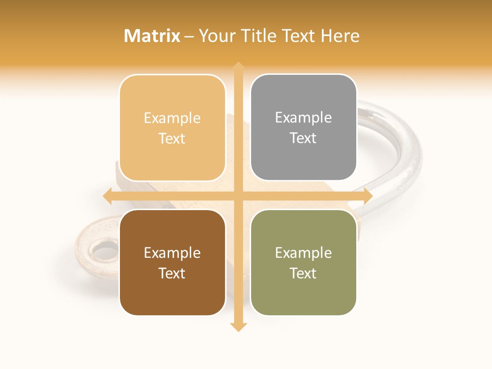 Unlock Security Bank PowerPoint Template