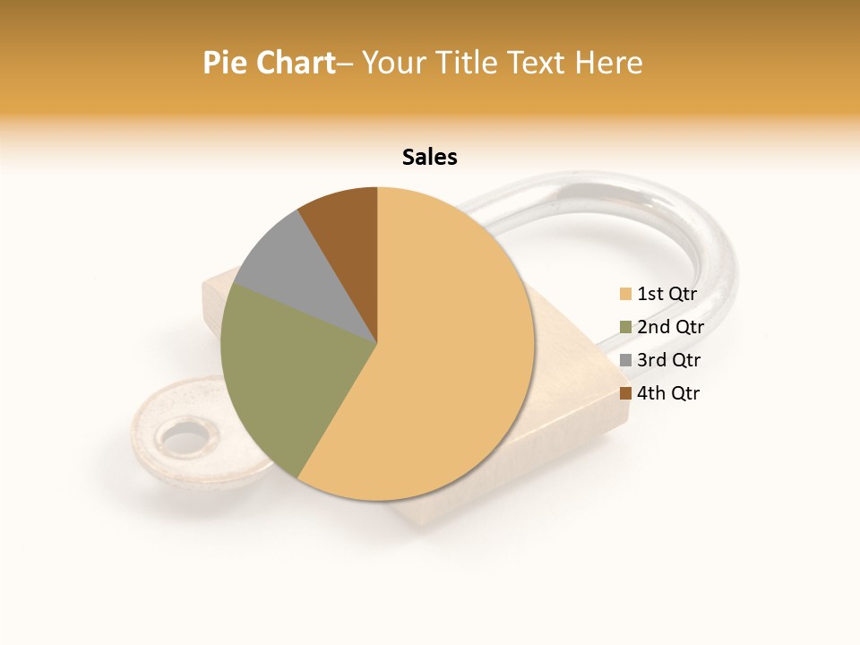 Unlock Security Bank PowerPoint Template