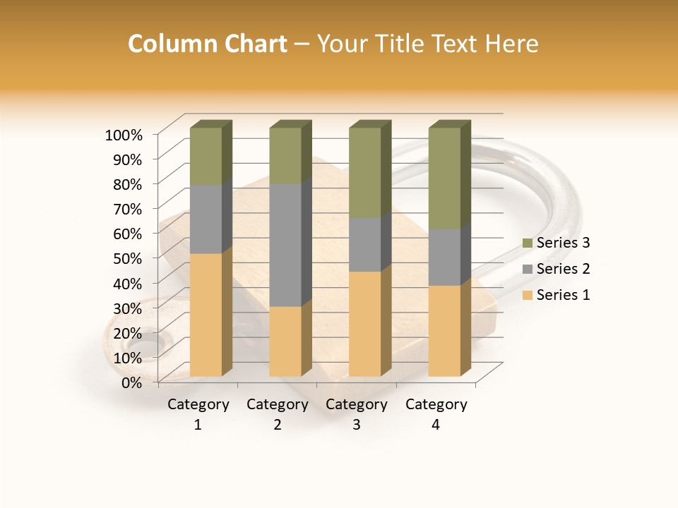 Unlock Security Bank PowerPoint Template
