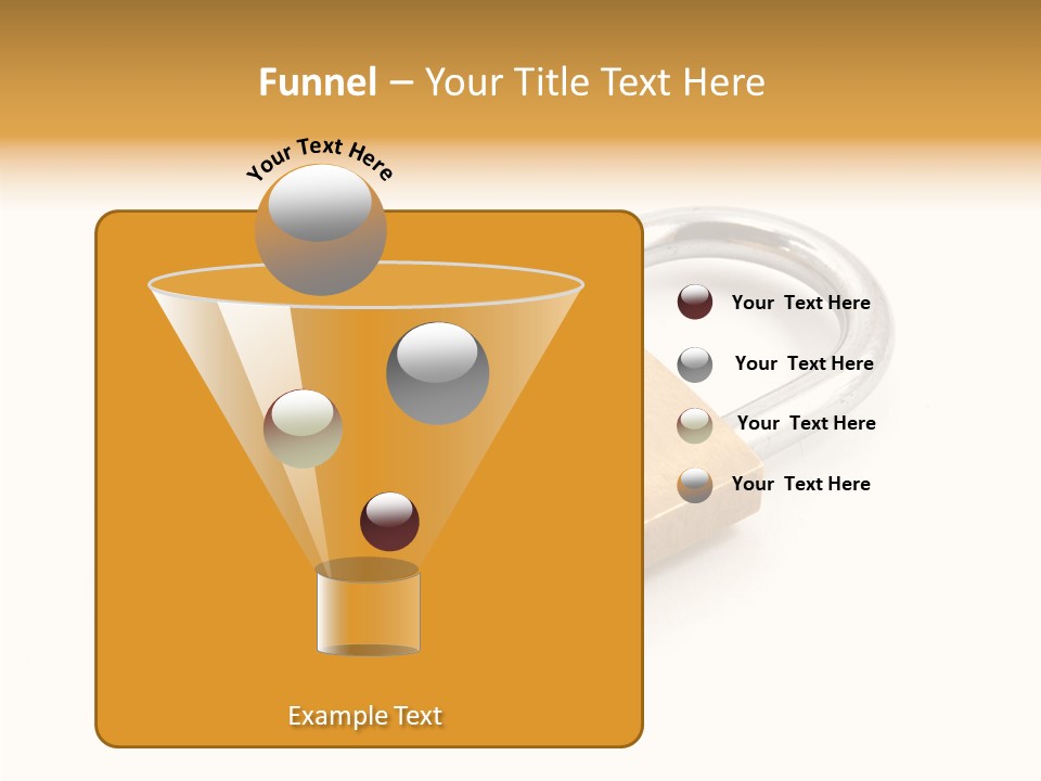 Unlock Security Bank PowerPoint Template